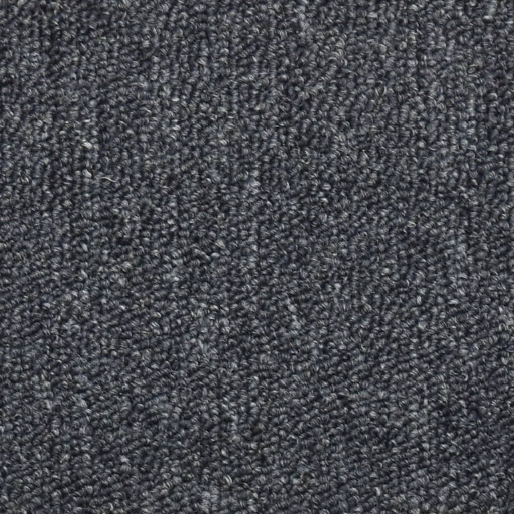 Stufenmatten 15 Stk. 56x17x3 cm Anthrazit Halbrund