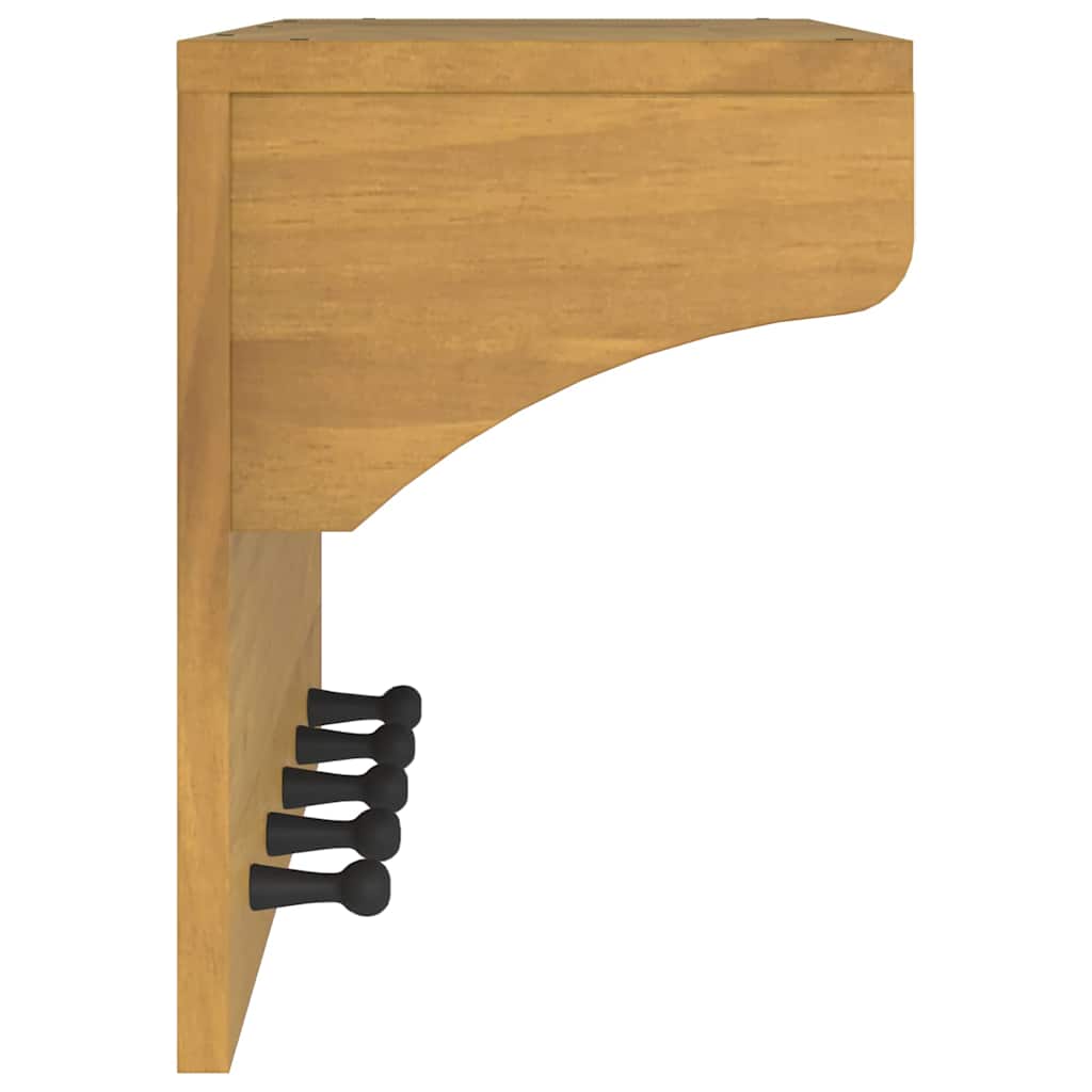 Wandgarderobe SANDNES 87x30x42 cm Massivholz Kiefer
