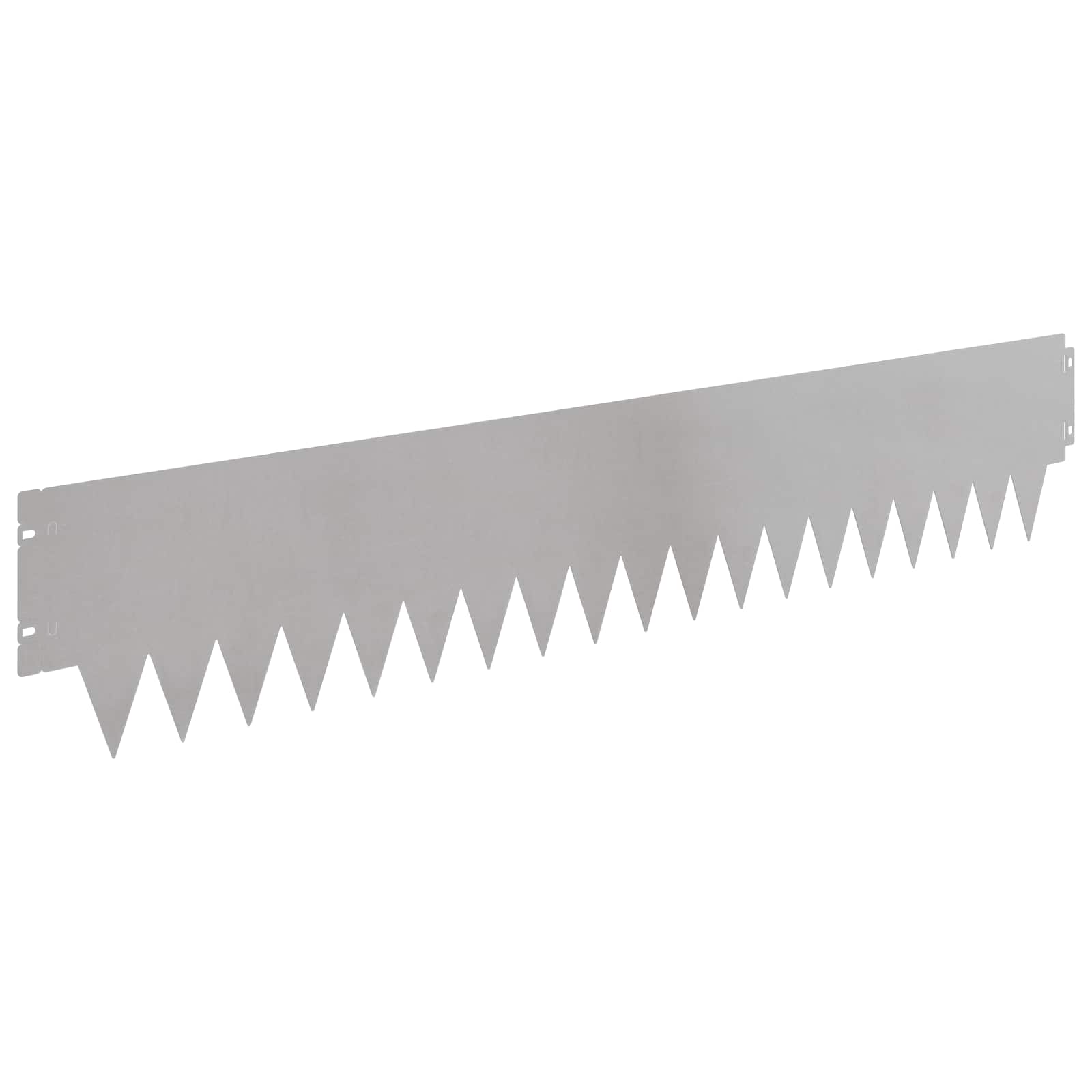 Raseneinfassung 10 pcs Länge Höhe 103 x 15 cm Stahl Schwarz