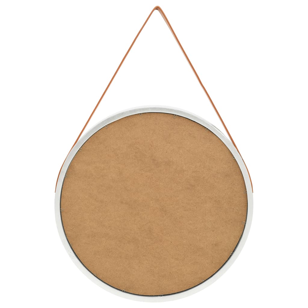 Wandspiegel mit Riemen 60 cm Golden