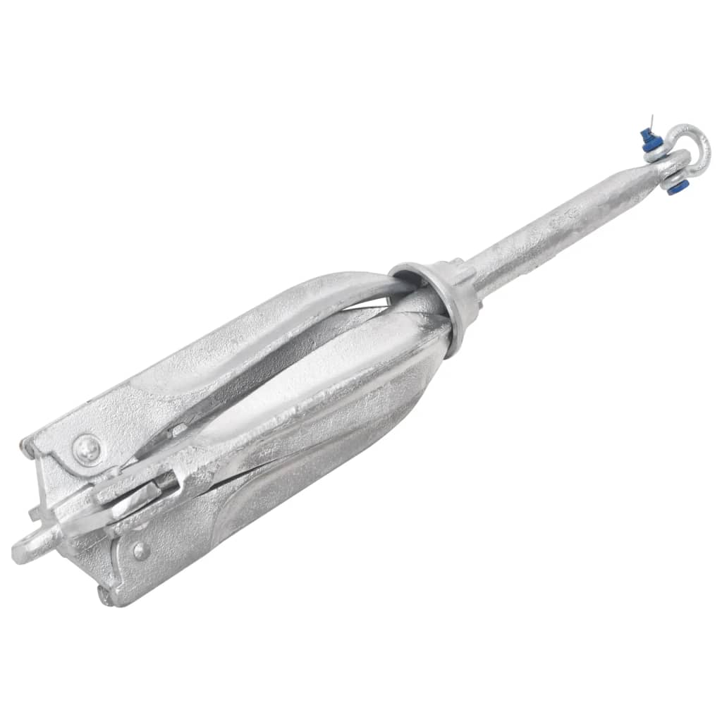 Klappanker Silber 0,7 kg Feuerverzinktes Gusseisen
