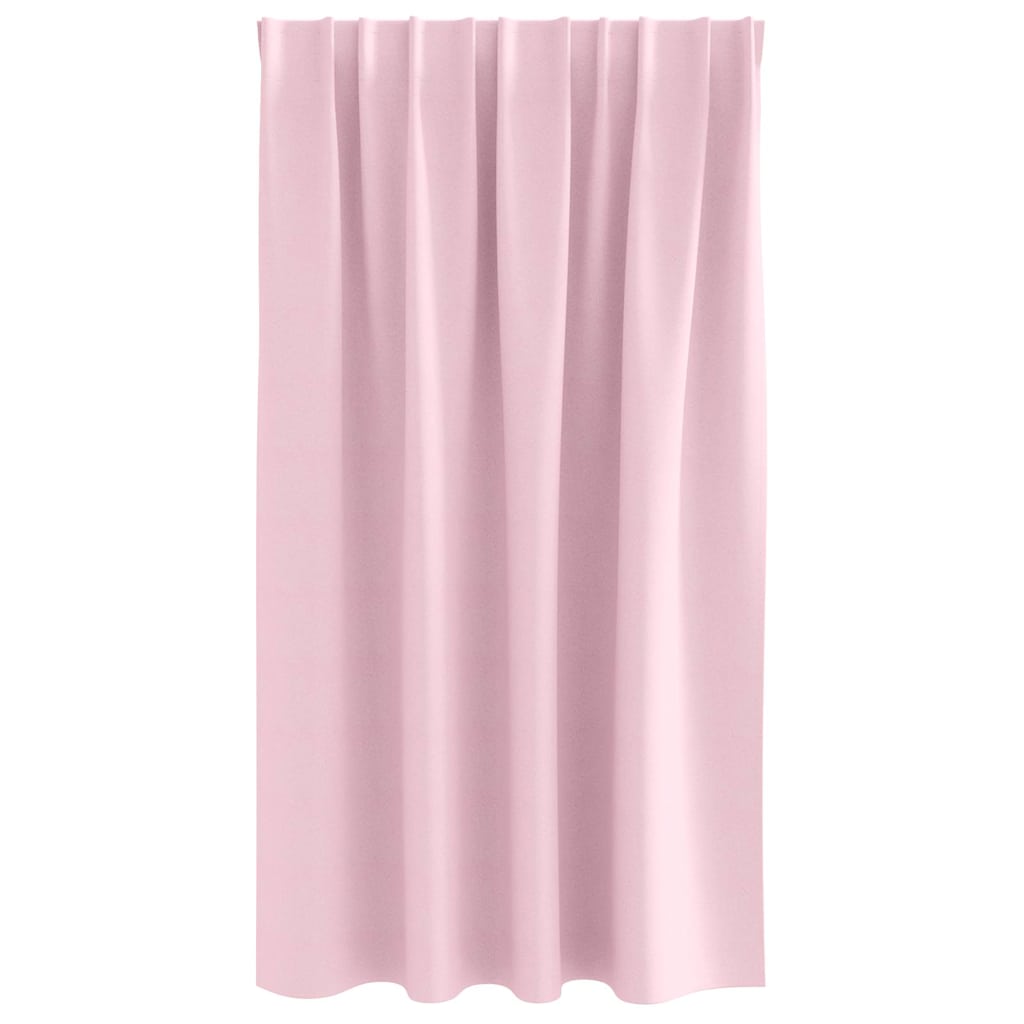 Verdunkelungs-Vorhänge mit Ringen 2 pcs Beige 140 x 140 cm