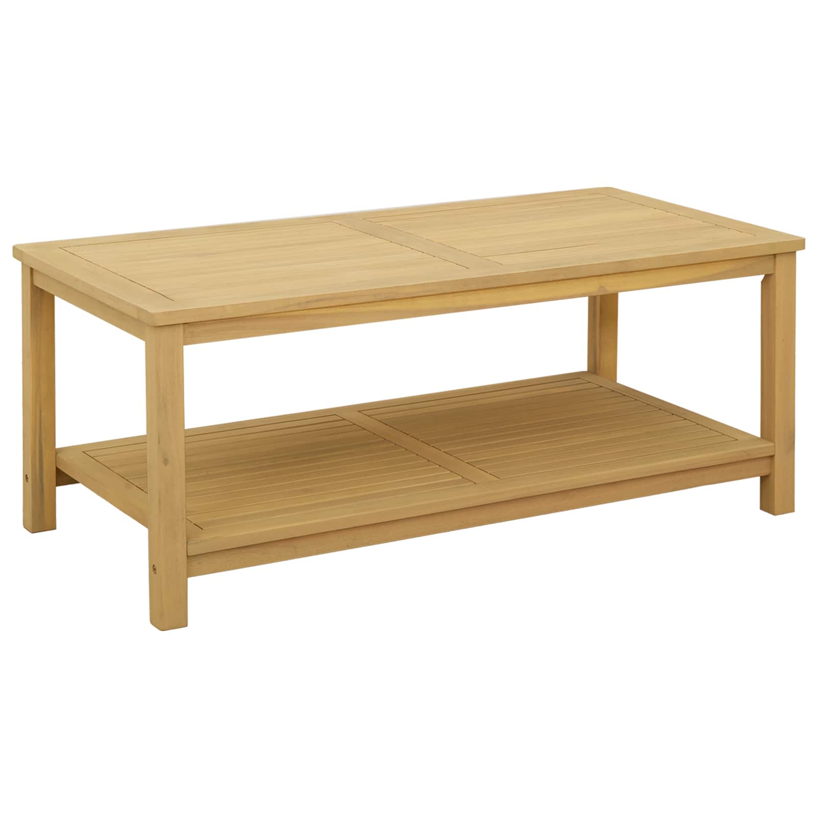 Beistelltisch Öl-Natur 70 x 40 x 45 cm Massivholz Akazie
