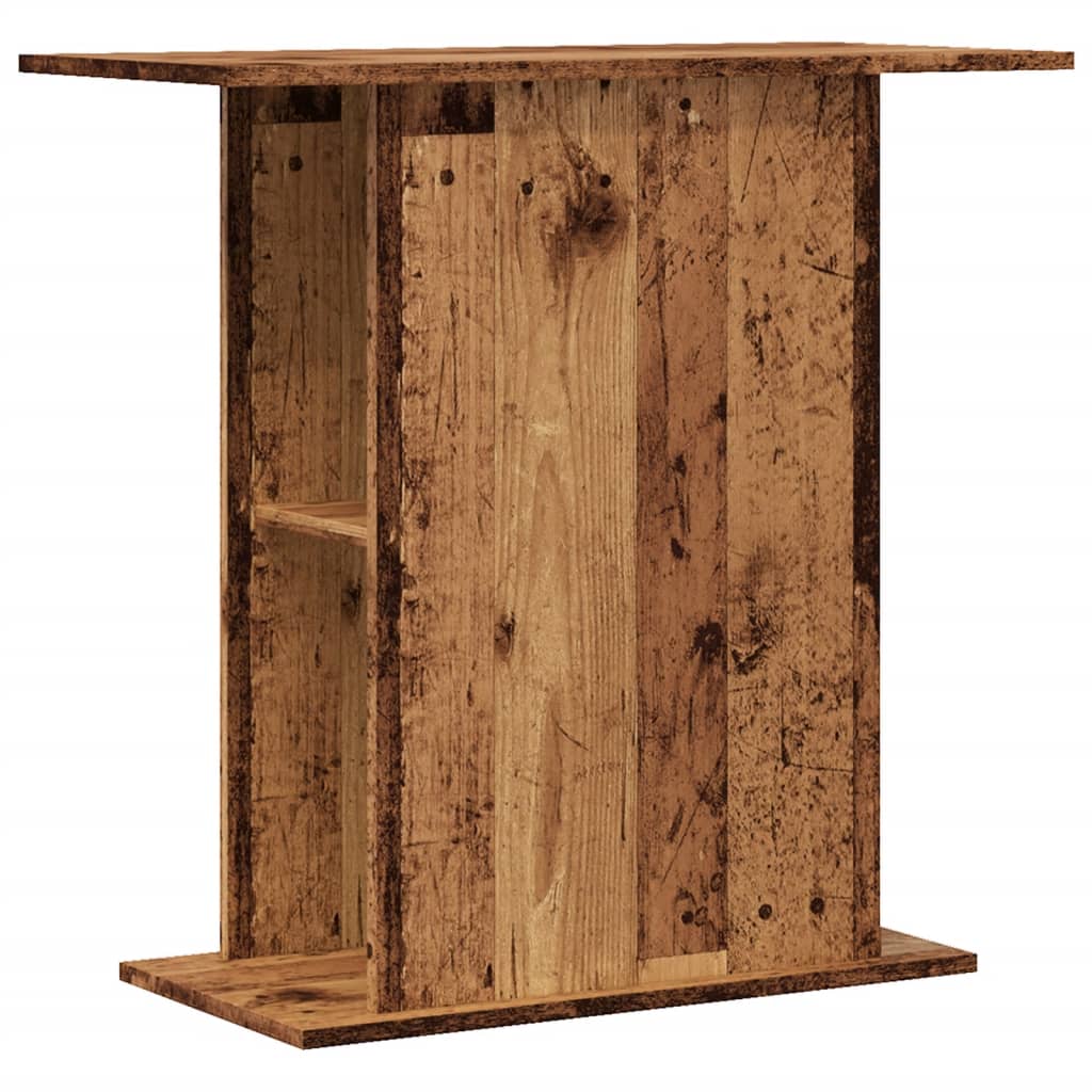 Aquariumständer Weiß 60,5x36x72,5 cm Holzwerkstoff