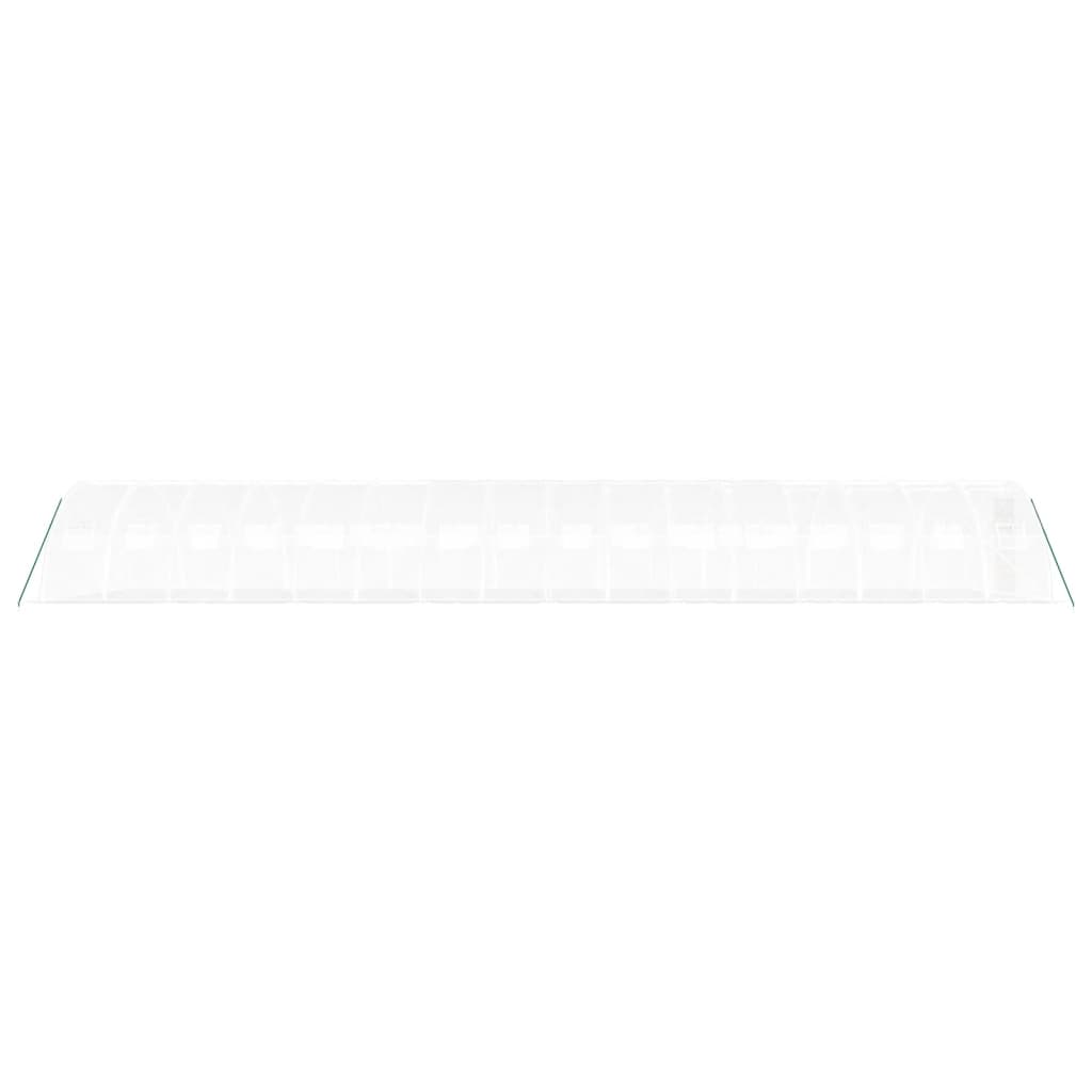 Gewächshaus mit Stahlrahmen Grün 8 m² 4x2x2 m