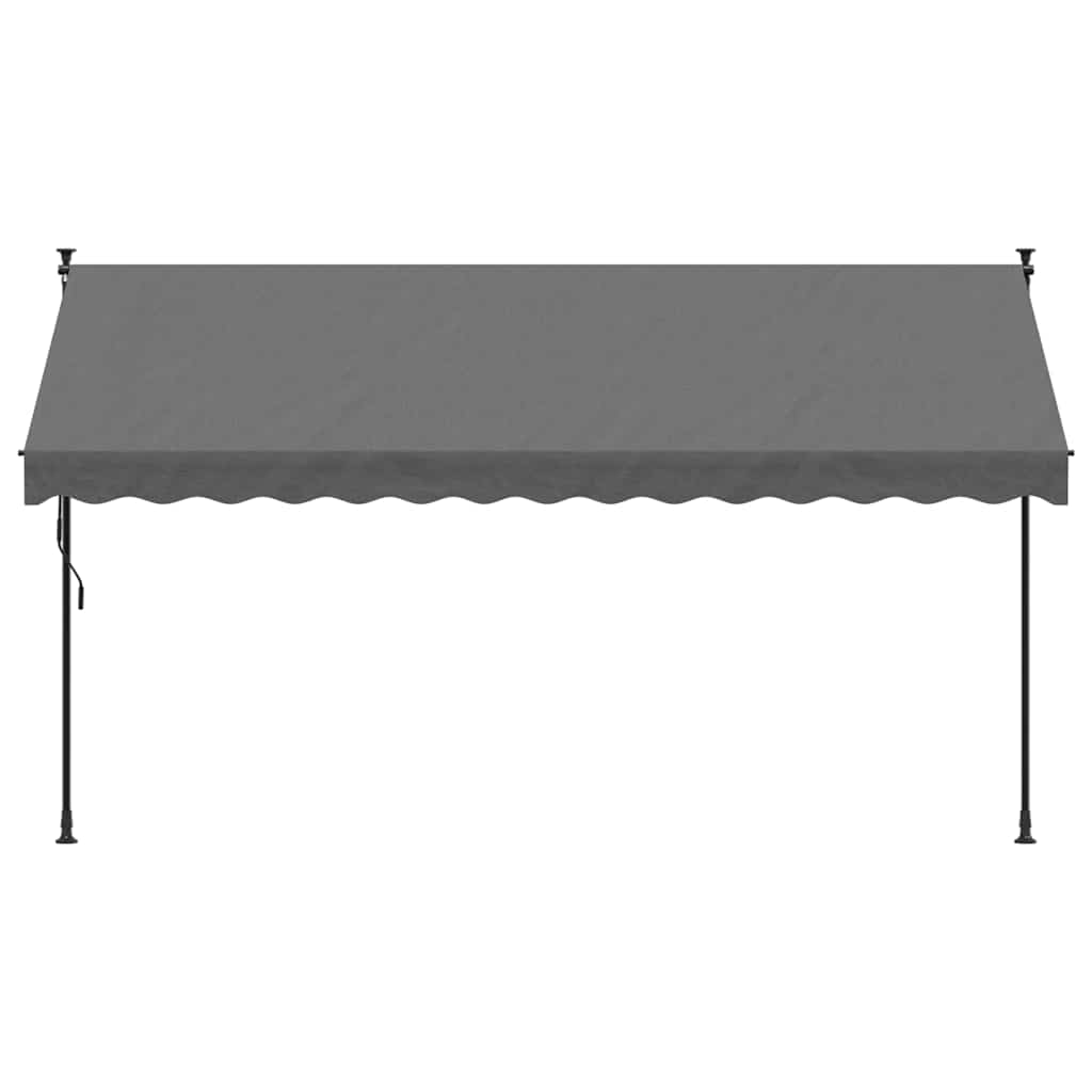 Einziehbare Markise Handbetrieben 150 cm Anthrazit