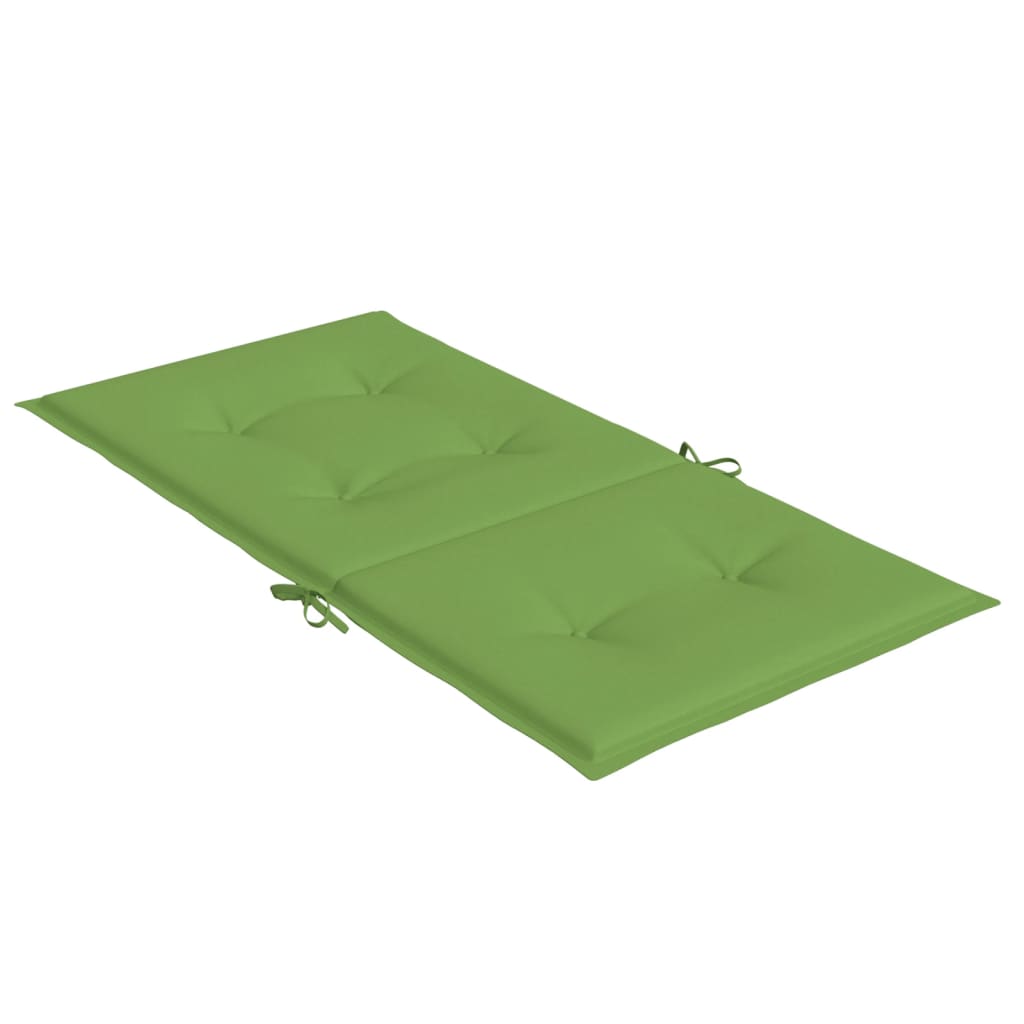 Niedriglehner-Auflagen 2 Stk Melange Anthrazit 100x50x7cm Stoff