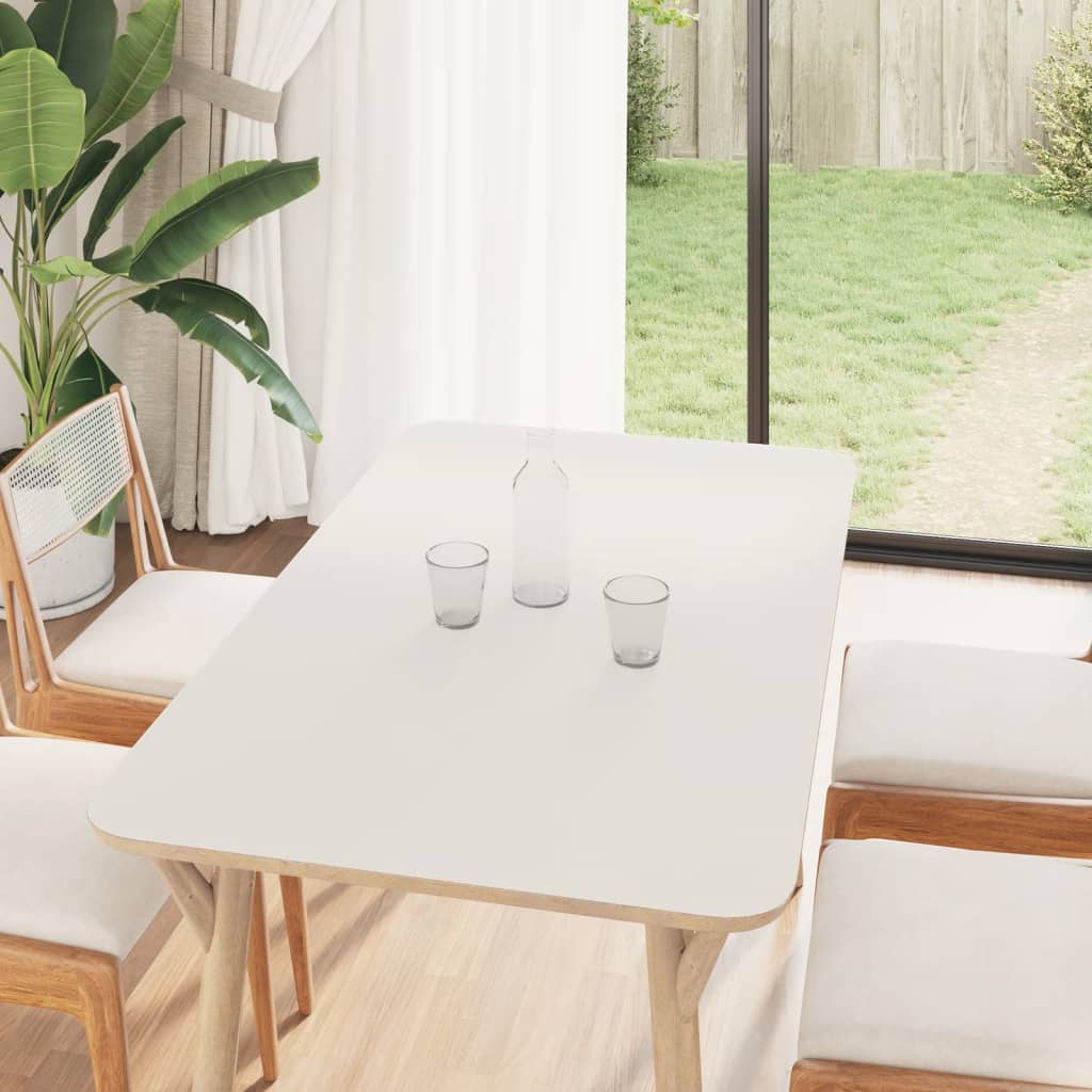 Möbelaufkleber Selbstklebend Mattweiß 90x500 cm PVC