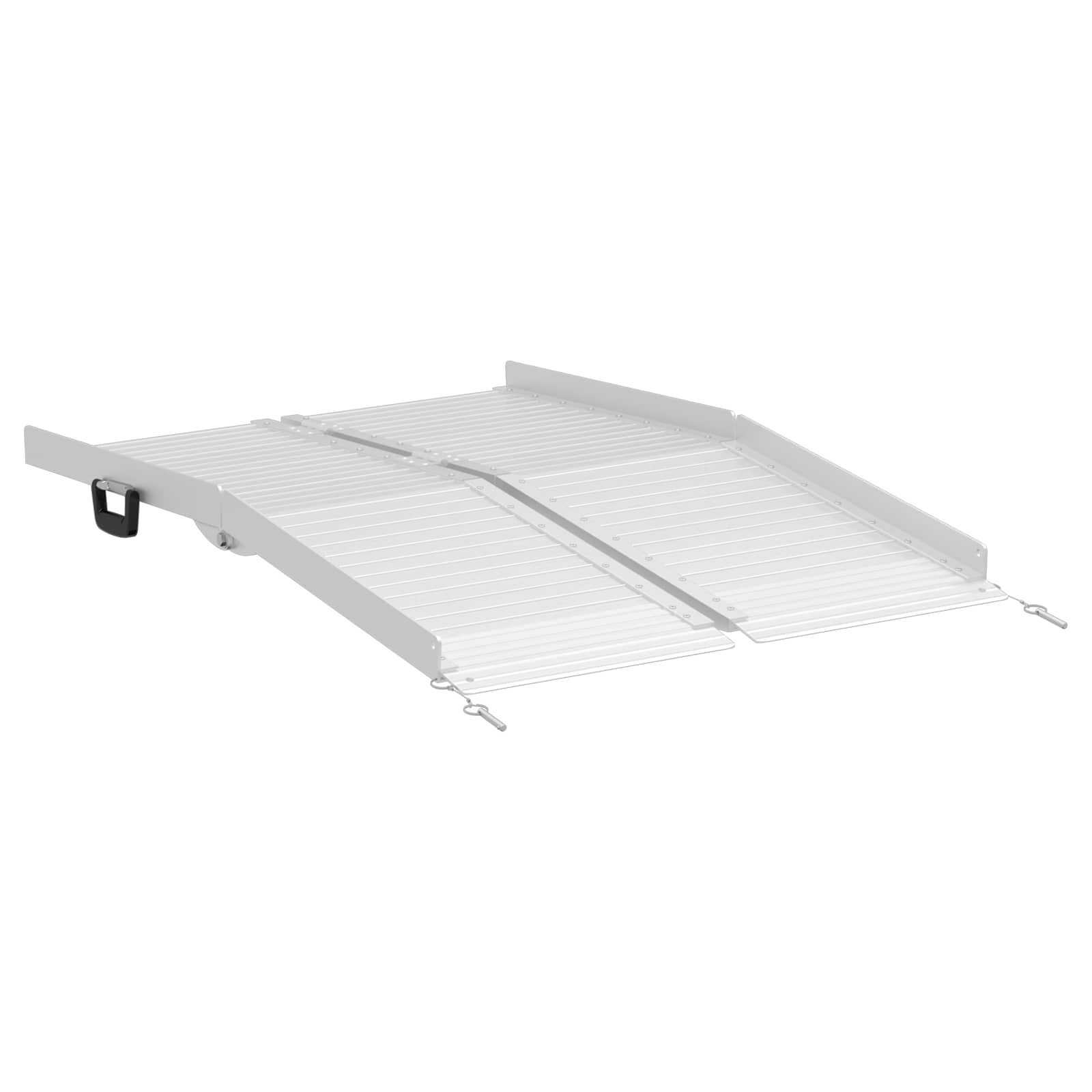 Rampe für Rollstühle 270 kg Silber 62 x 73 x 5 cm Aluminium