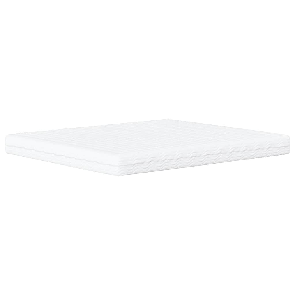 Bett mit Matratze "Dover" Hellgrau 80x200 cm Samt