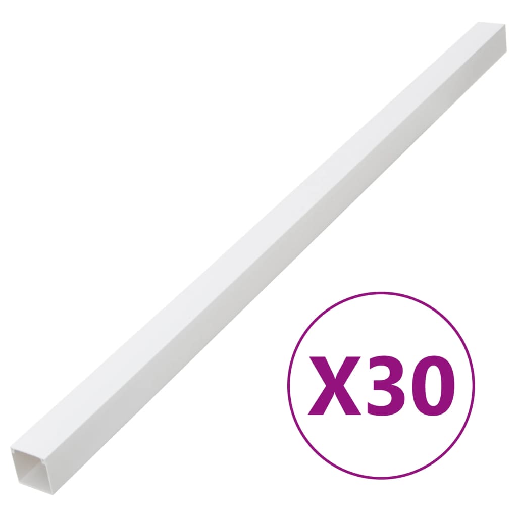 Installationsrohre Selbstklebend 25x25 mm 10 m PVC