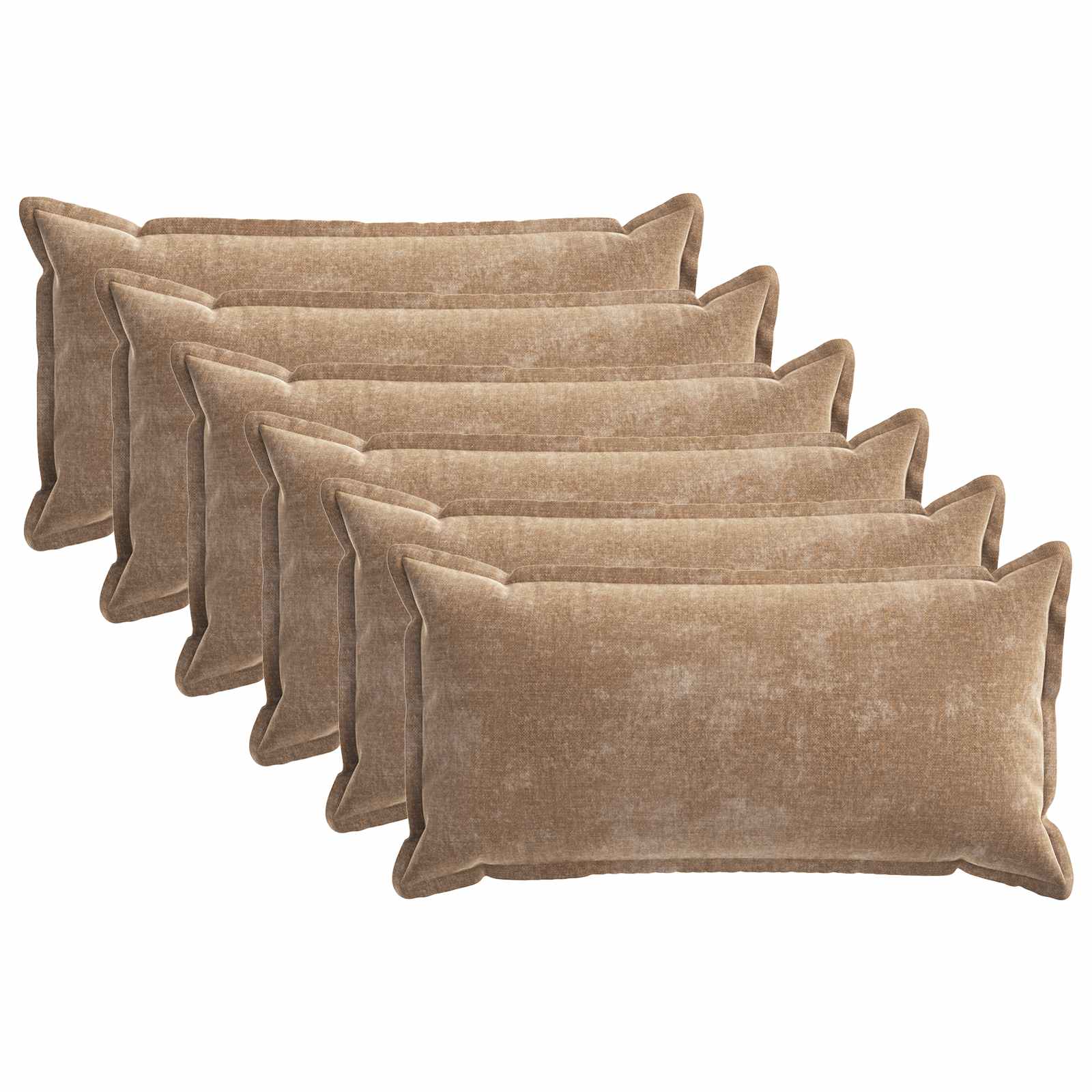 Kissenbezug 2 Stk. HOUTEN Dunkelgrau 30 x 30 cm Chenille-Stoff