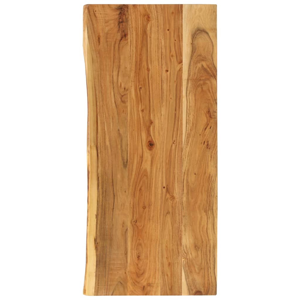 Badezimmer-Waschtischplatte Massivholz Akazie 100x52x2,5 cm