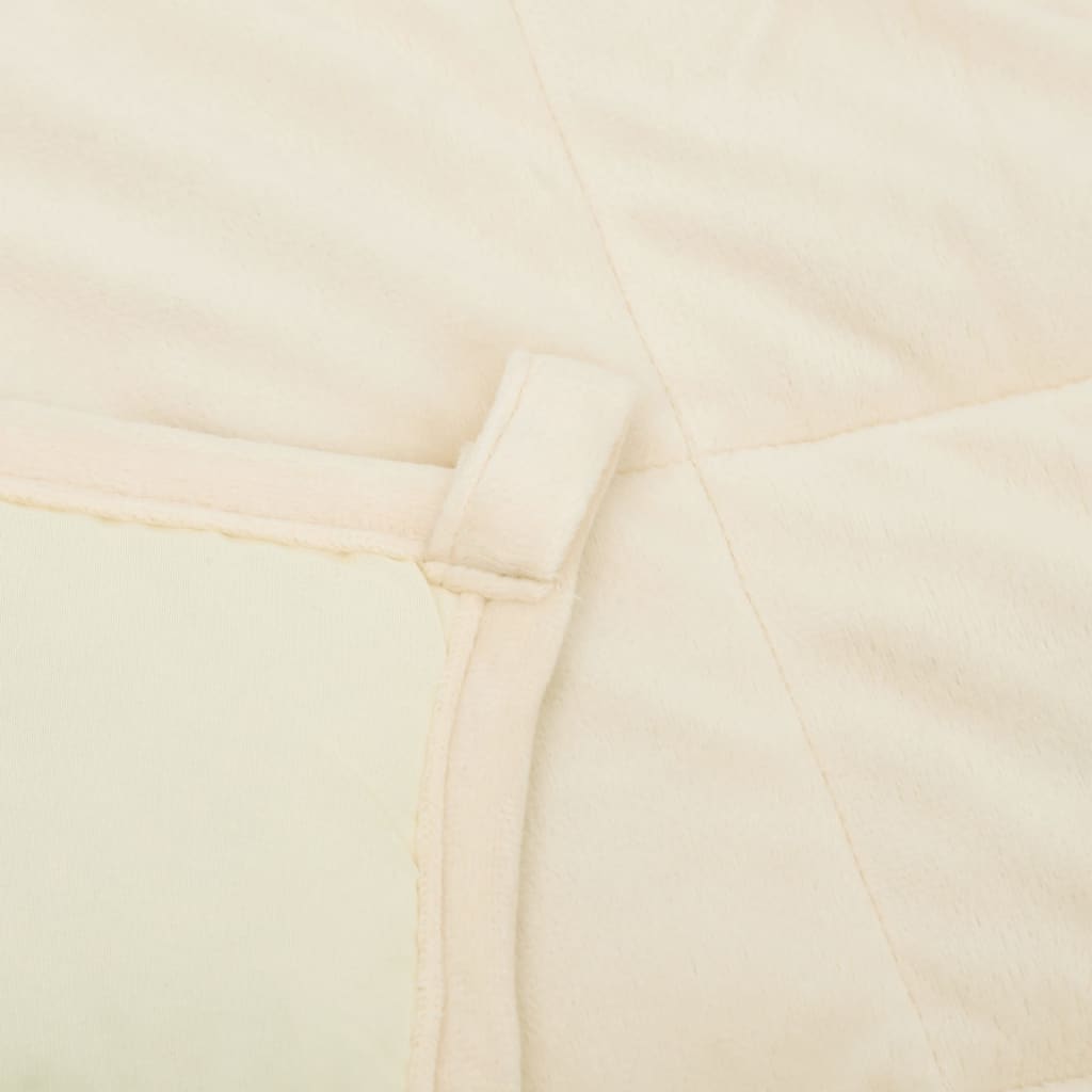 Gewichtsdecke Grau 122x183 cm 5 kg Stoff