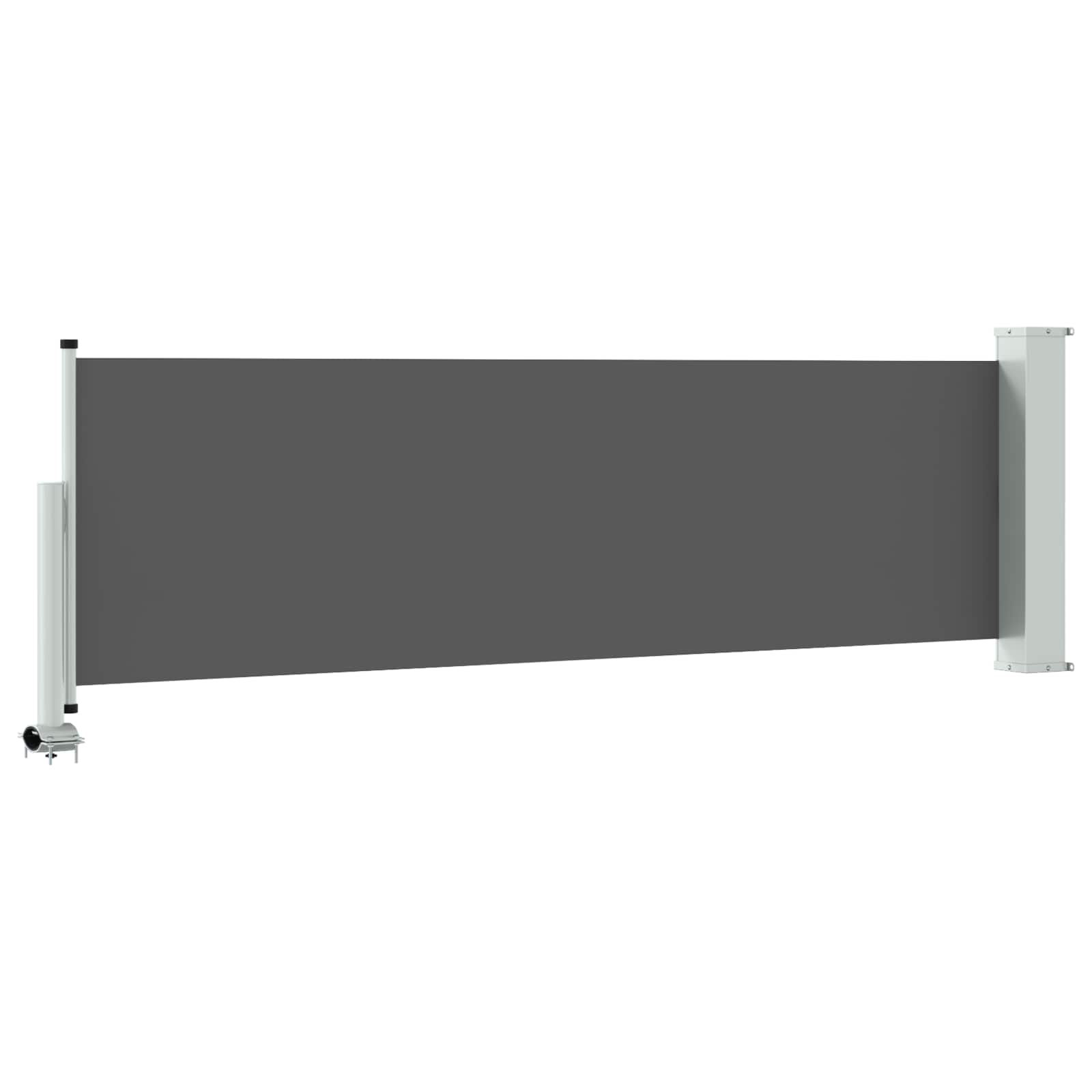 Seitenmarkise 60 x 300 cm 100% Polyester Eisen Stahl