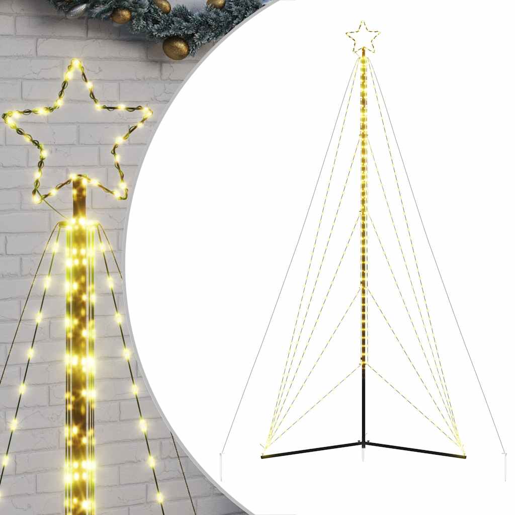 LED Weihnachtsbaum 363 LEDs Warmweiß 182 cm
