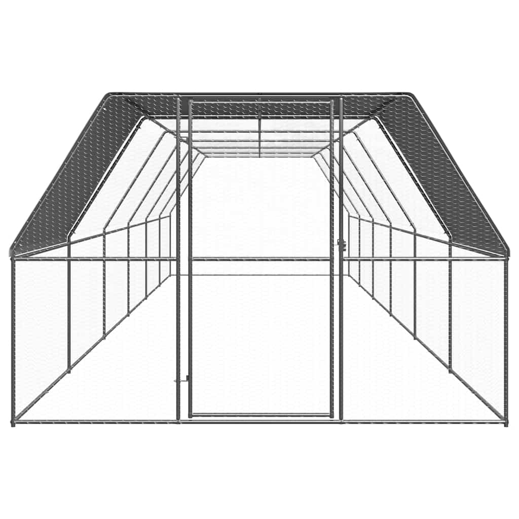 Outdoor-Hühnerkäfig 2x2x2 m Verzinkter Stahl