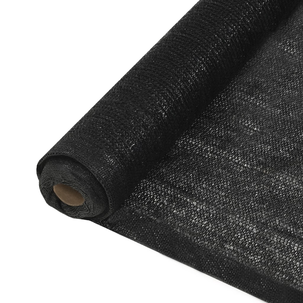 Sichtschutznetz HDPE 1x25 m Schwarz