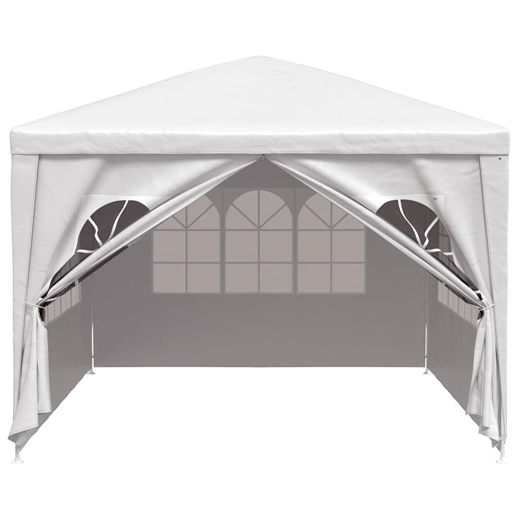 Party-Zelt 400 x 300 x 255 cm Rot PE und Stahl