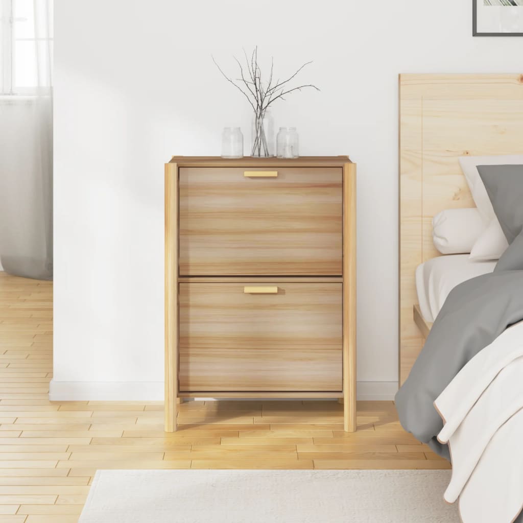 Schuhschrank Weiß 57,5x33x80 cm Holzwerkstoff