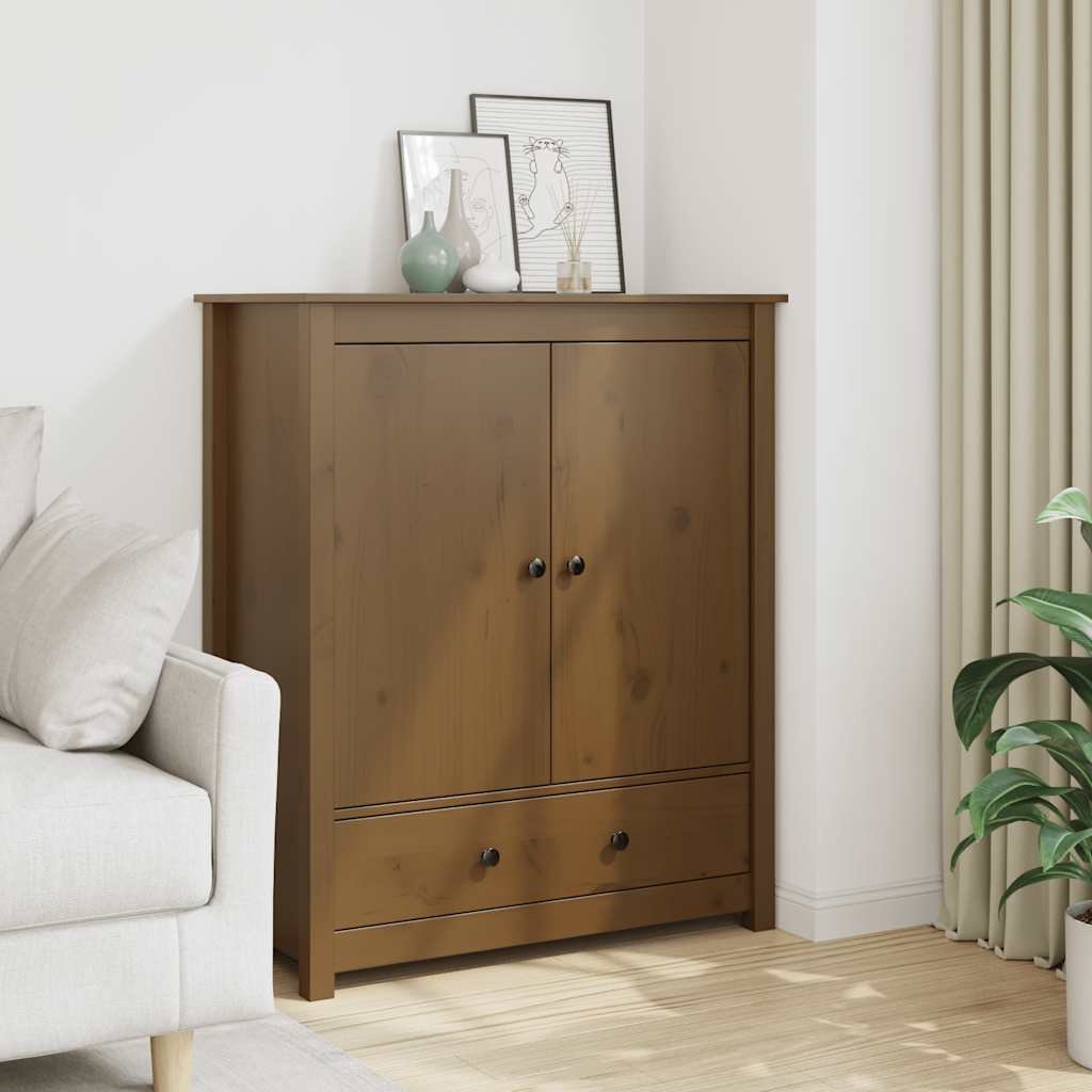 Highboard 83x41,5x100 cm Massivholz Kiefer