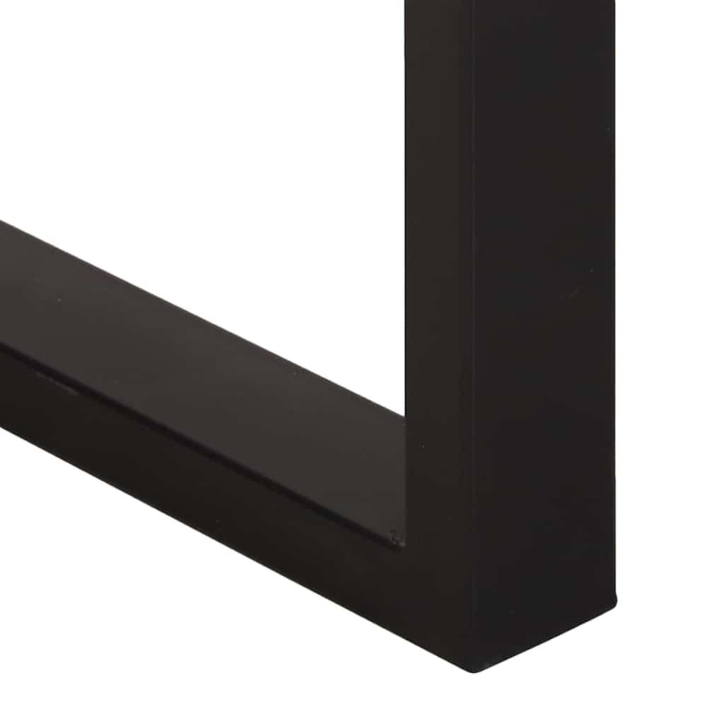 Schminktisch mit Regal Braun 100 x 50 x 75 cm Massivholz Mango