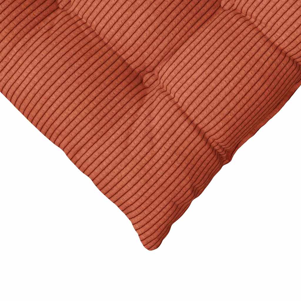 Sitzkissen 4 pcs Hellgrau 40 x 40 x 6 cm Cordstoff