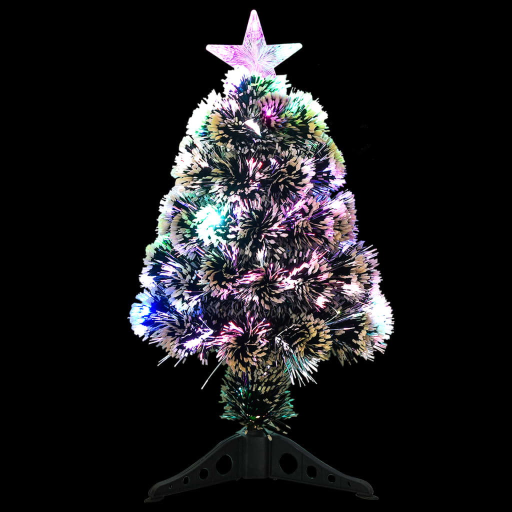 Vorbeleuchteter Weihnachtsbaum mit Ständer und LED 150 cm Glasfaser