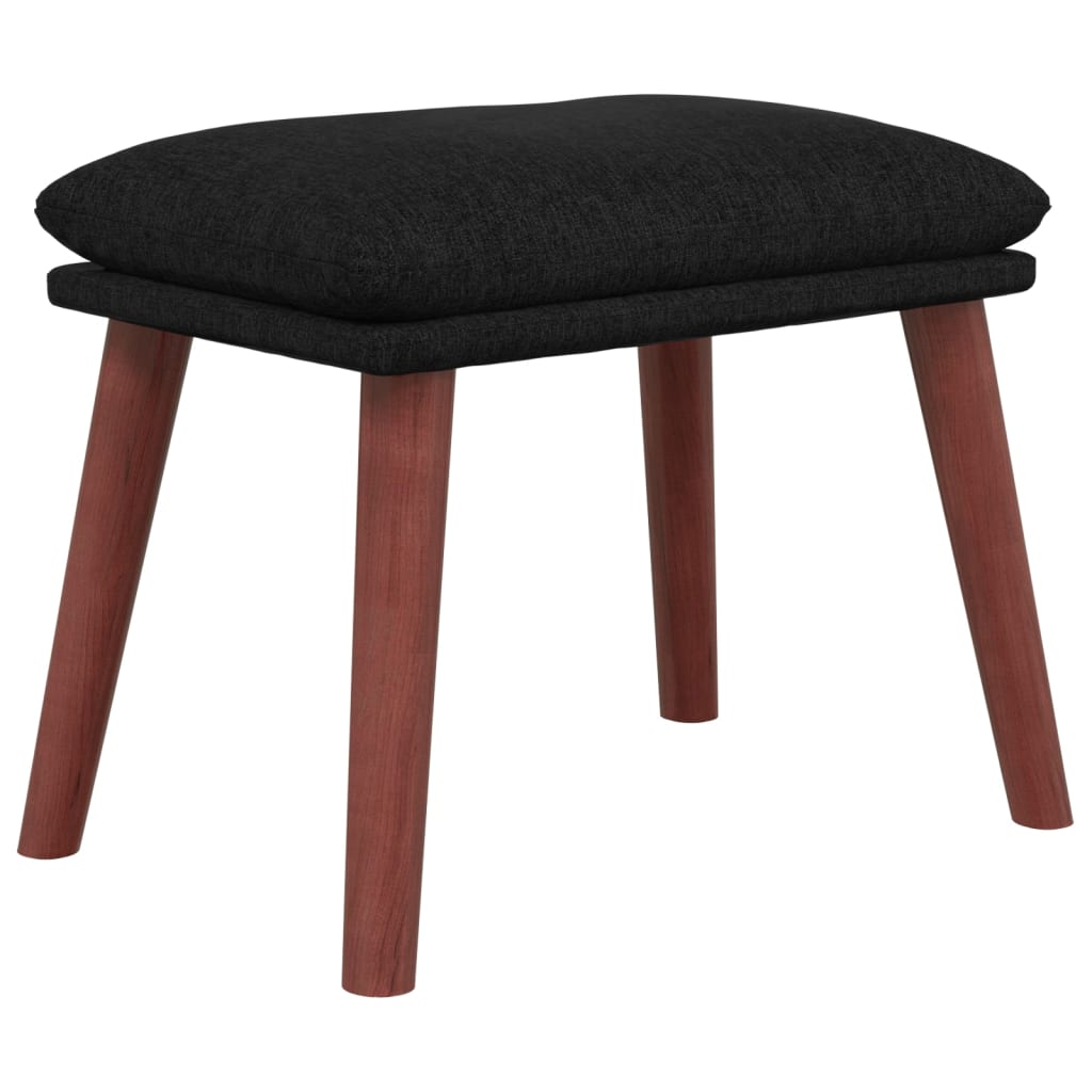 Fußhocker Hellgrau 45x29,5x35 cm Stoff
