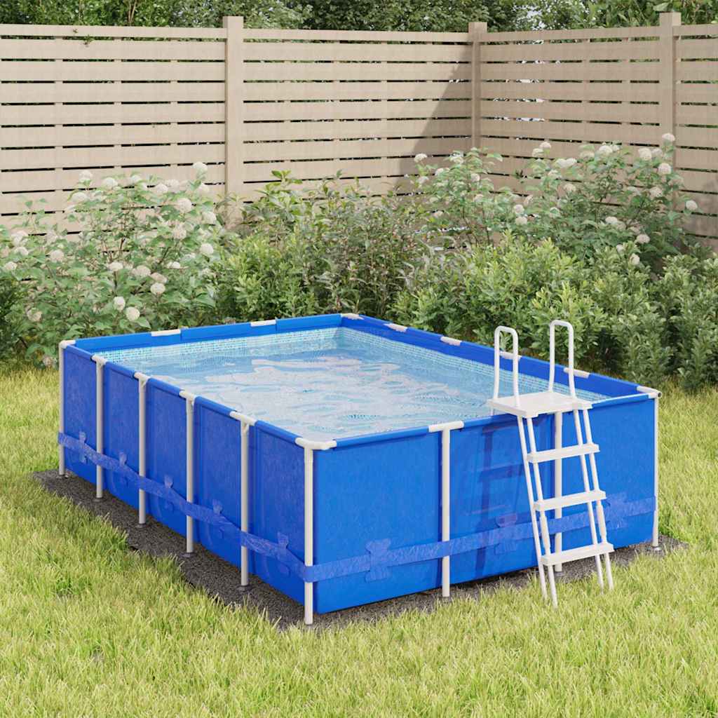 Bodenfolie für Pools Schwarz 300 x 220 x 0,1 cm Vliesstoff