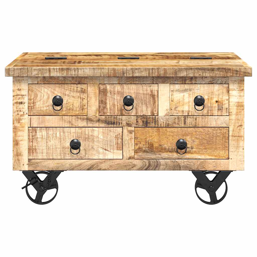 Couchtisch Altholz 70x70x38 cm
