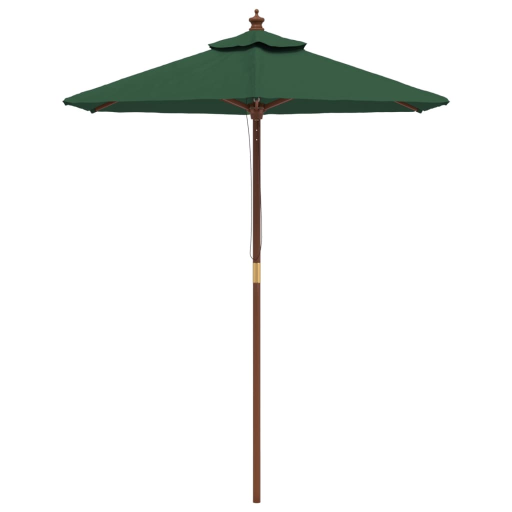 Sonnenschirm mit Holzmast Sandfarben 196x231 cm