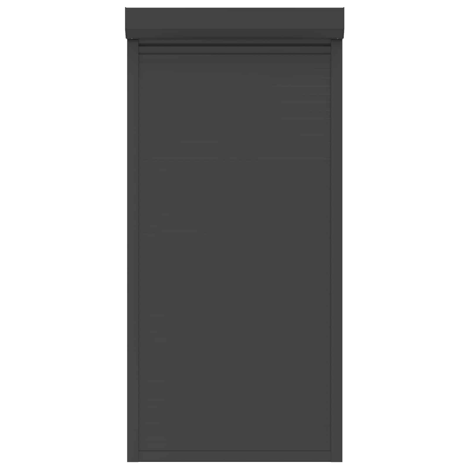 Rollladen Weiß 70 x 100 cm Aluminium und Polyurethan