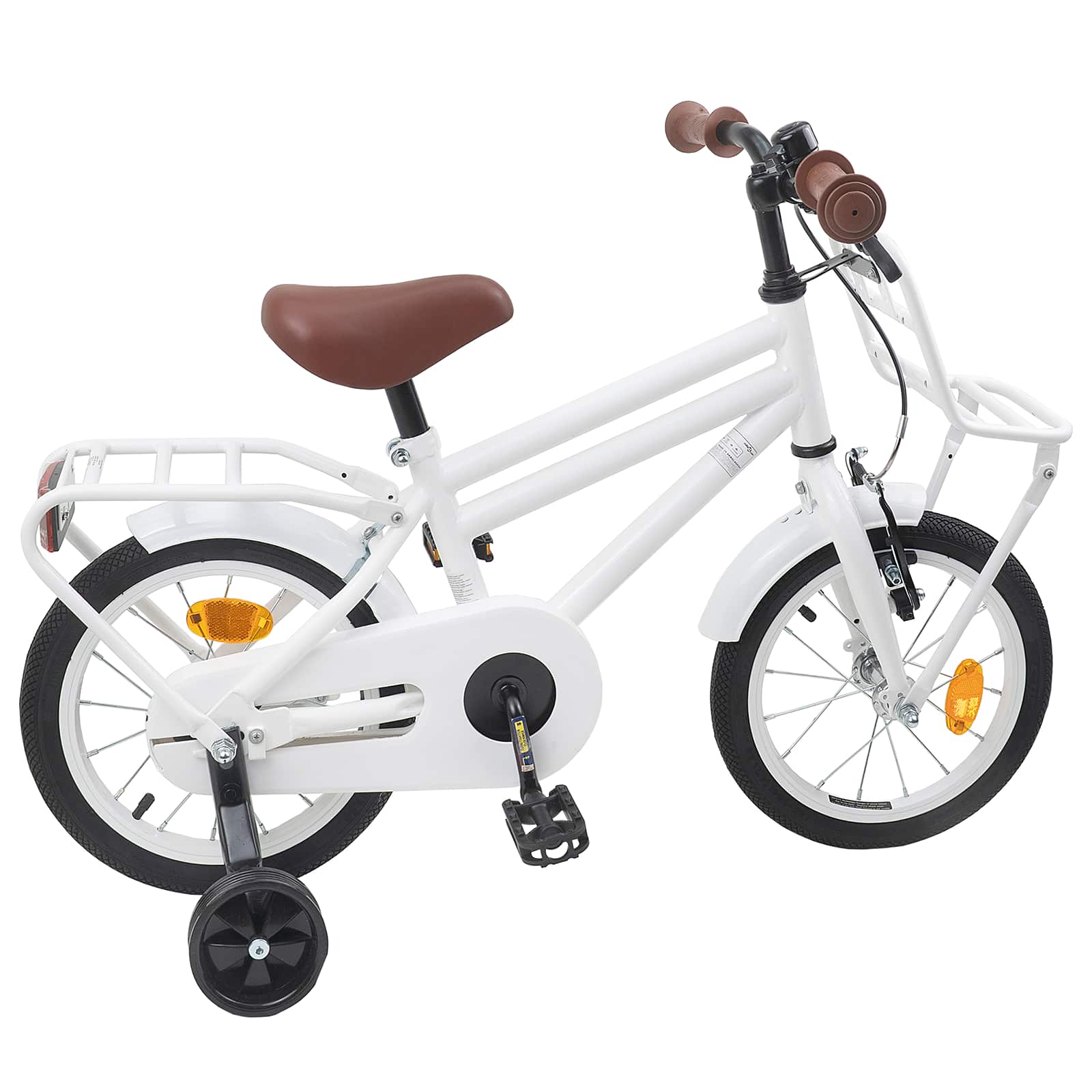 Kinderfahrrad 18 Zoll für 5-7 Jahre alt Schwarz