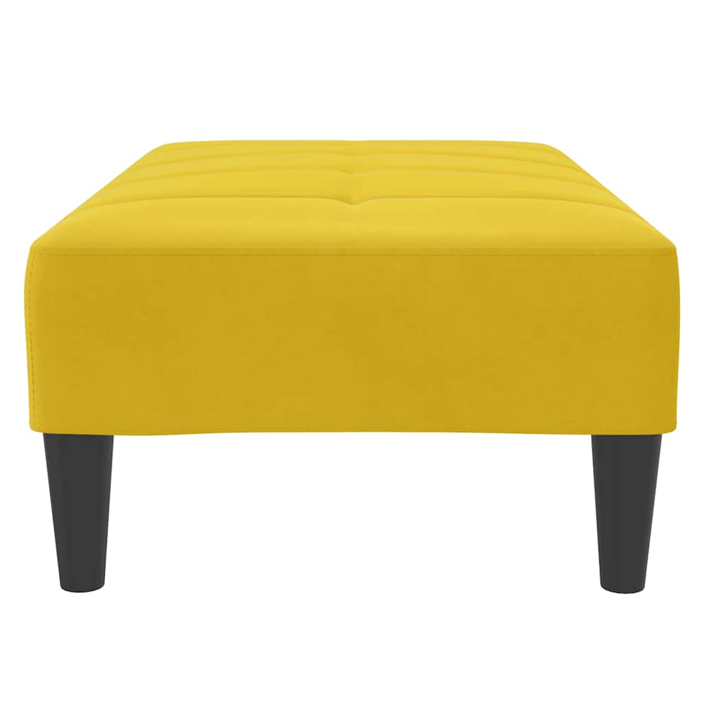 Fußhocker Blau 77x55x31 cm Samt