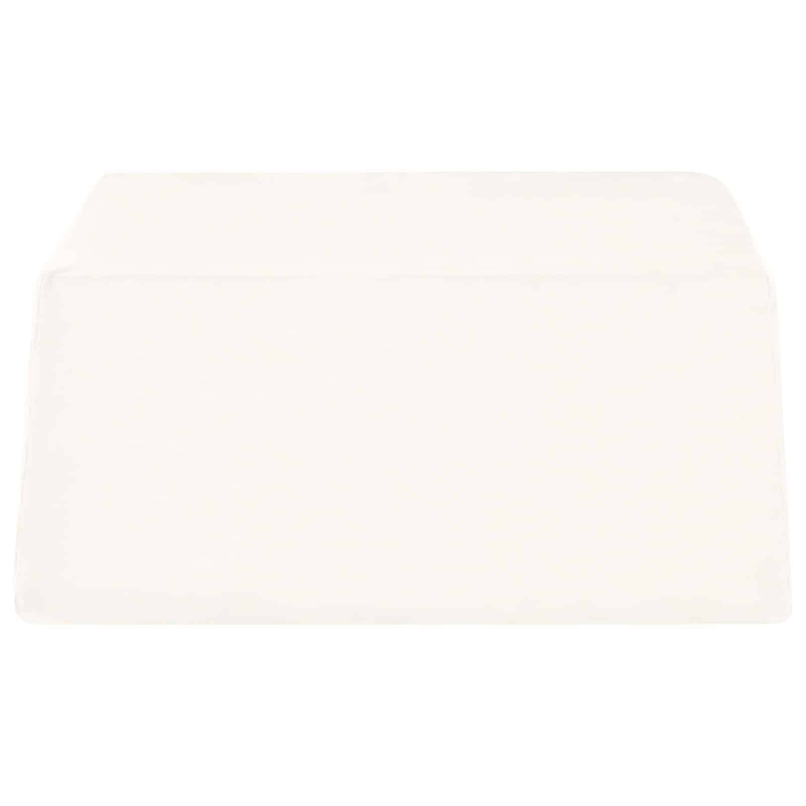 Beinkissen Uni Weiß 63 x 52 x 19,5 cm PU-Schaum