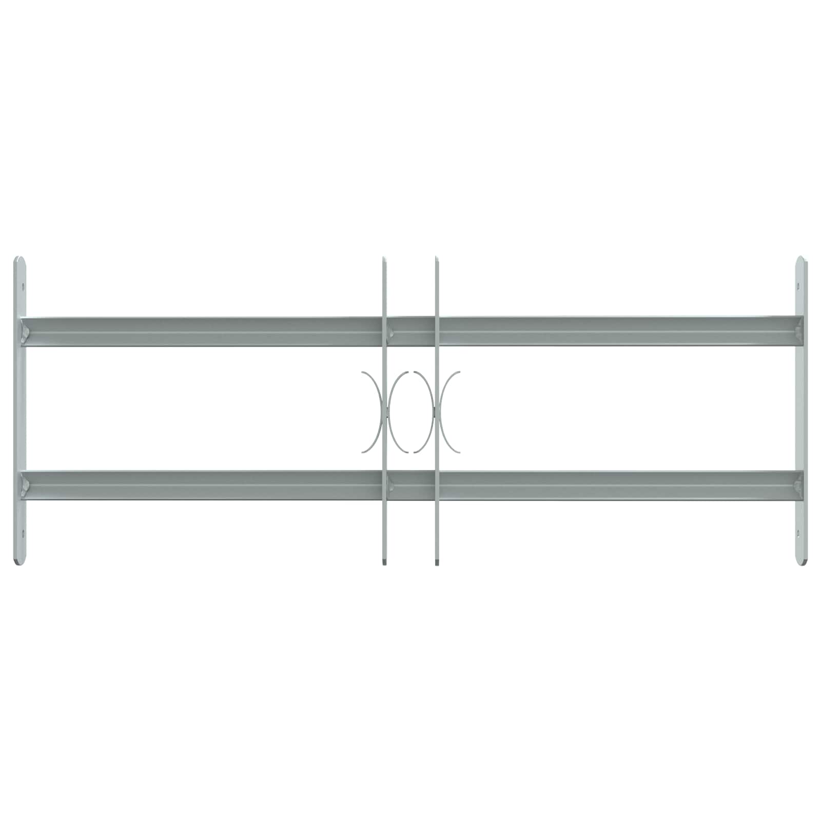 Fenstergitter Verstellbar mit 3 Querstäben 500-650 mm