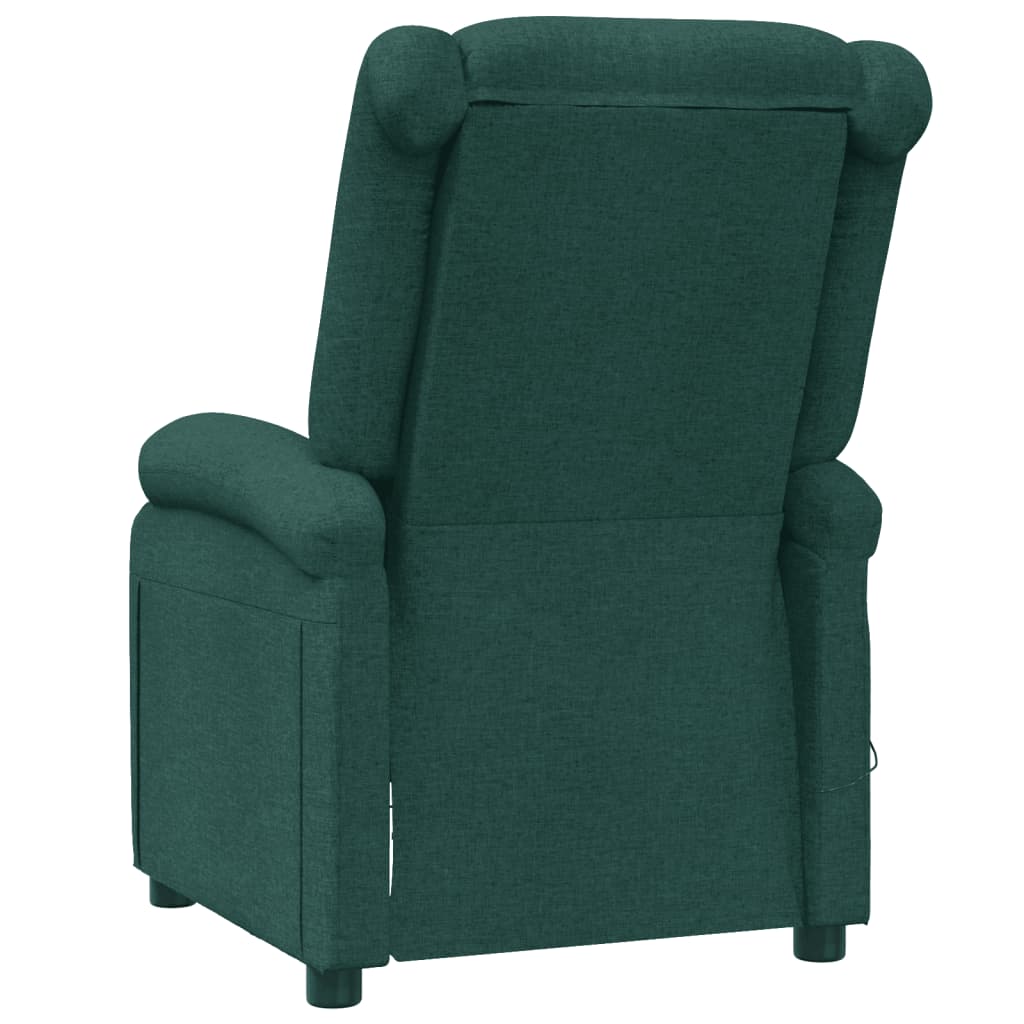 Massagesessel Hellgrau Stoff