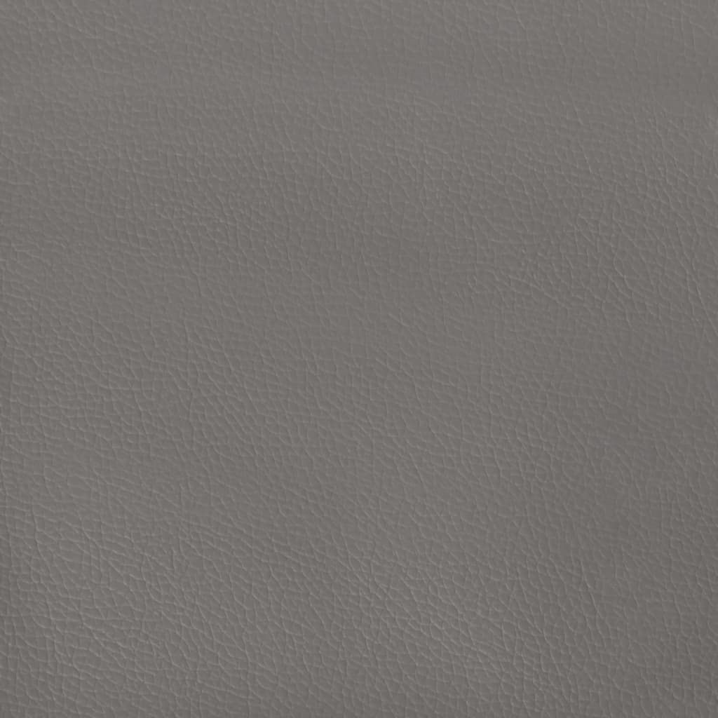 Kopfteil mit Ohren Creme 83x23x78/88 cm Kunstleder