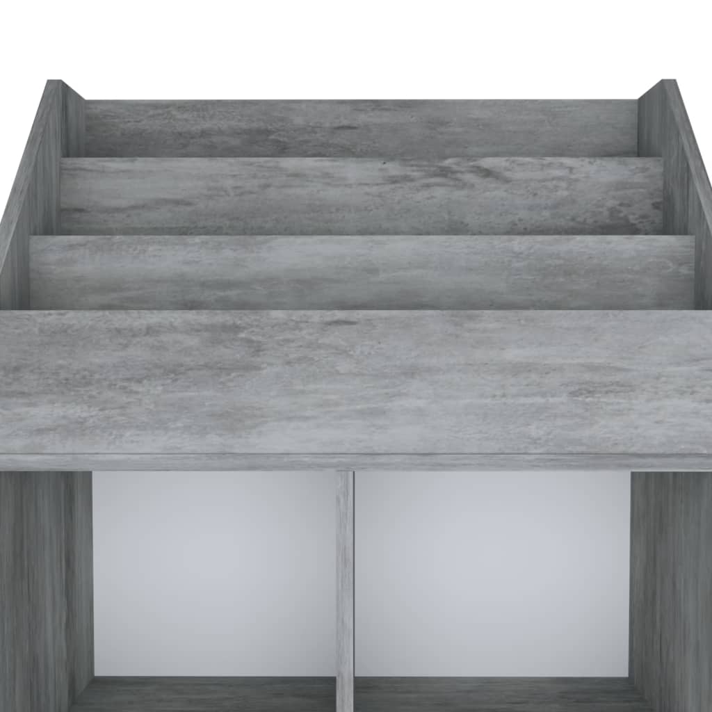 Kinder-Bücherregal Braun Eichen-Optik 71x30x114cm Holzwerkstoff