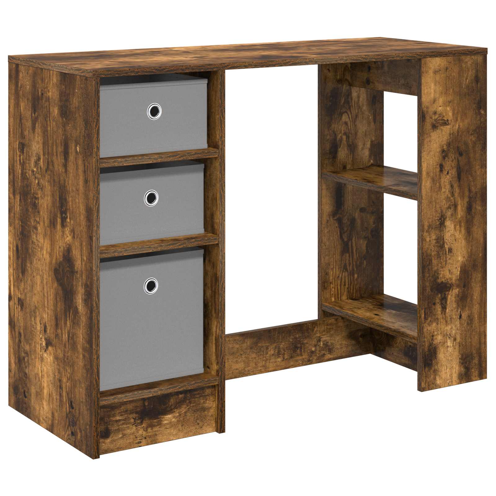 Schreibtisch mit Schubladen Weiß 100 x 40 x 75 cm Holzwerkstoff