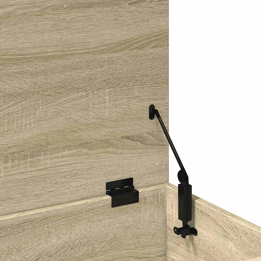 Aufbewahrungstruhe Weiß 84x42x46 cm Holzwerkstoff
