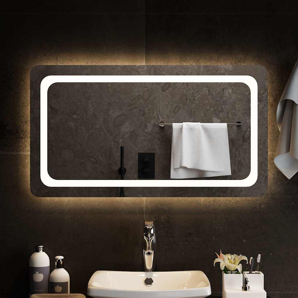 LED-Badspiegel 60x40 cm