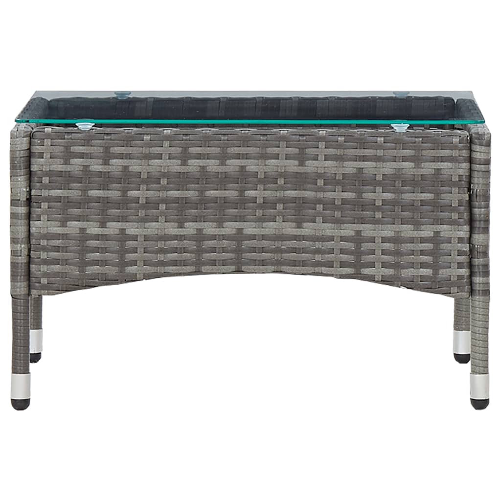 Couchtisch Braun 60x40x36 cm Poly Rattan