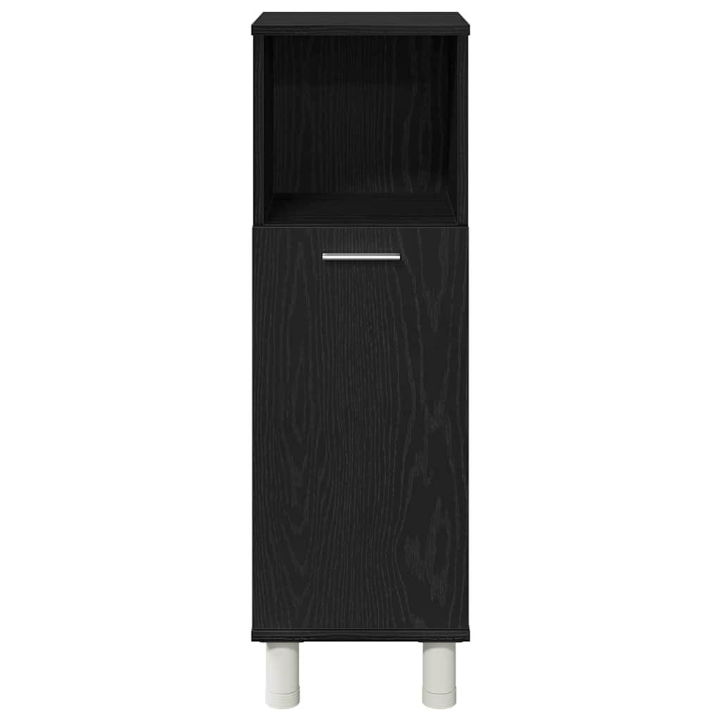 Badezimmerschrank Weiß 30x30x95 cm Holzwerkstoff