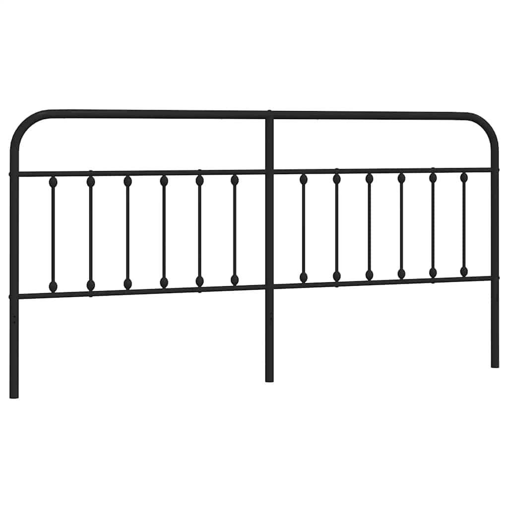 Ersatz-Kopfteil Metall Schwarz 75 cm