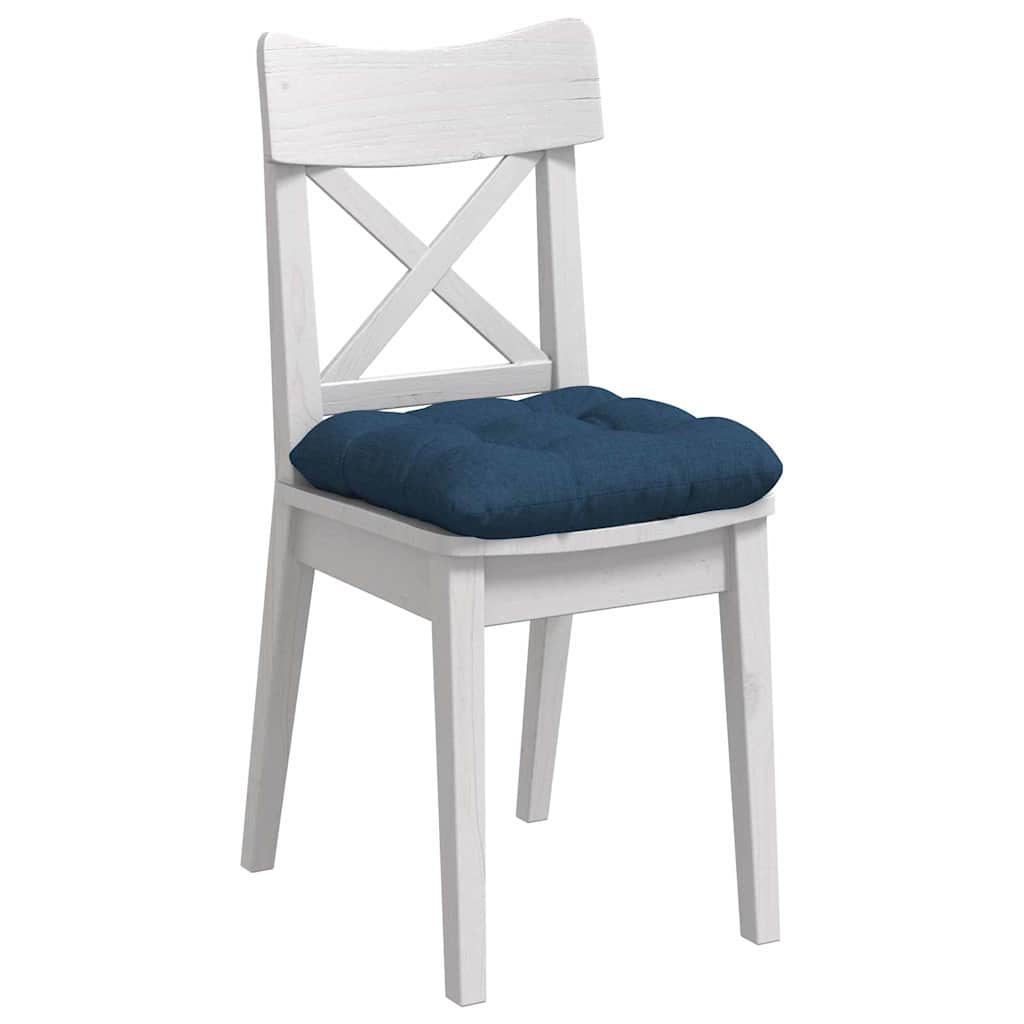 Sitzkissen 4 pcs Hellgrau 40 x 40 x 12 cm Stoff
