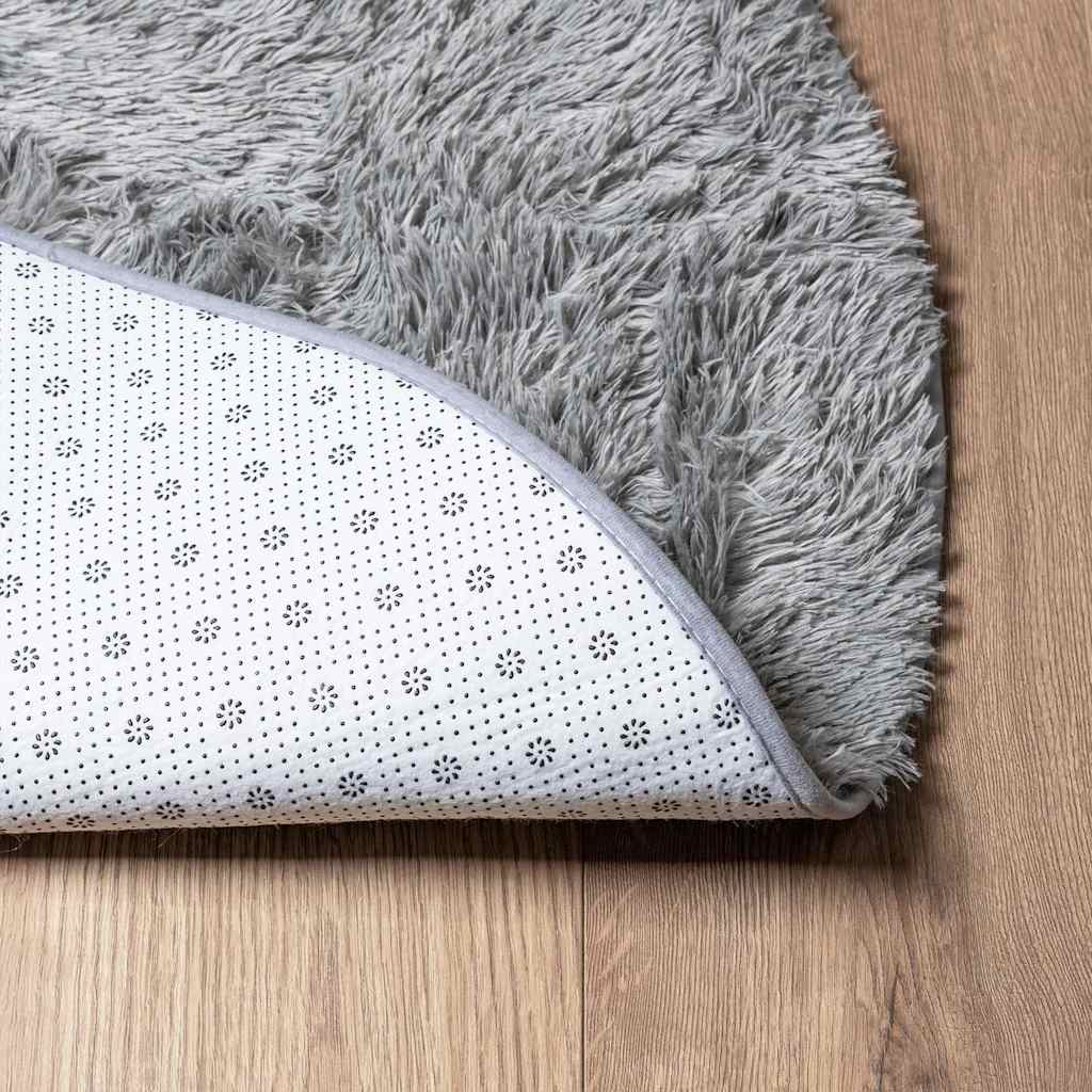 Teppich Shaggy Hochflor NAVARRA Beige 60x100 cm Polyester