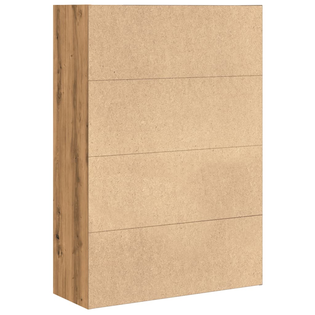 Bücherregal Weiß 80x30x189 cm Holzwerkstoff