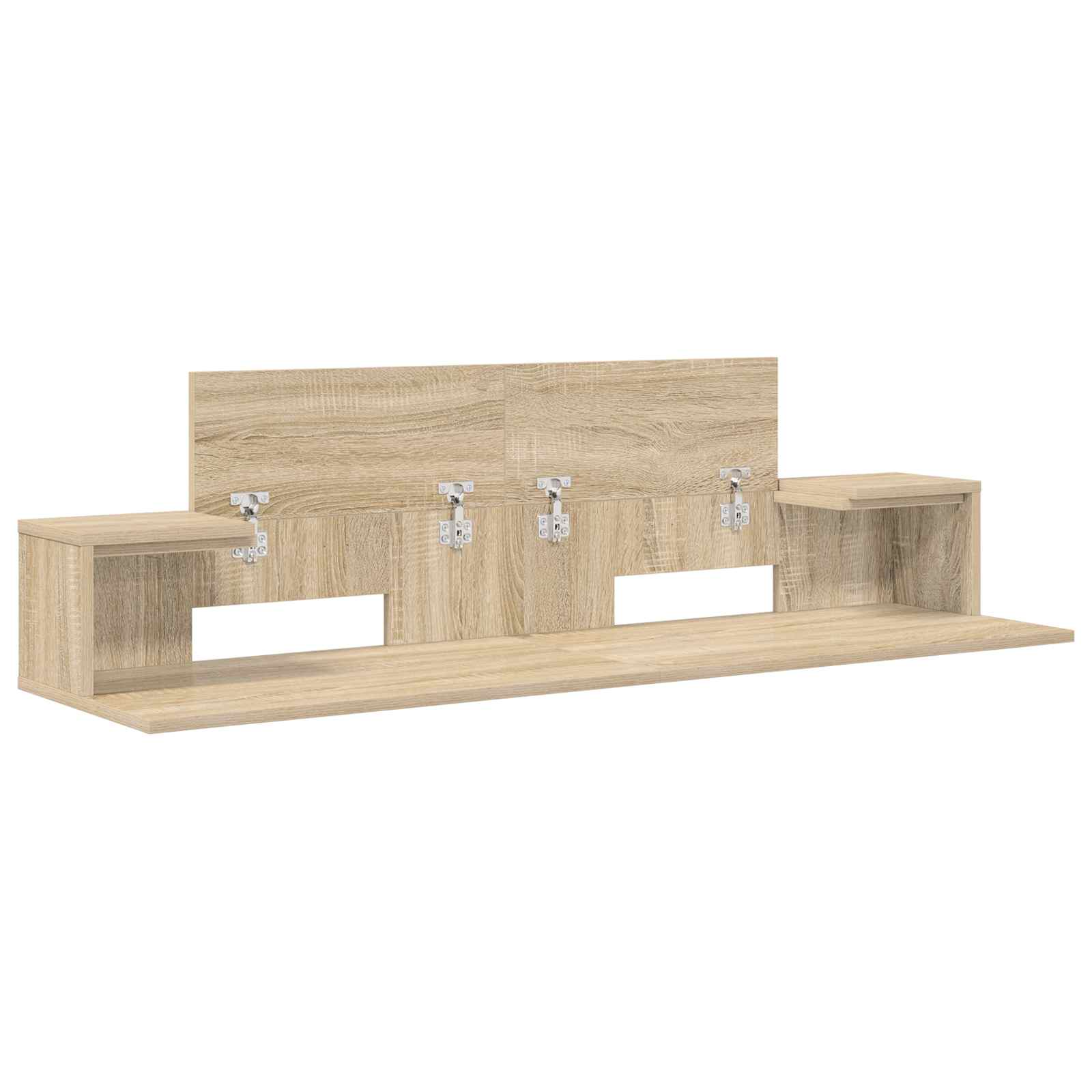 Studiotisch Weiß 152 x 36 x 19,5 cm Holzwerkstoff